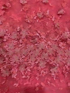 Kain Lace Bandung Pink