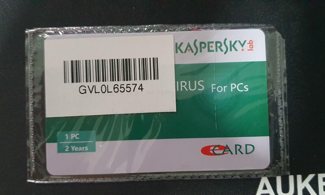 Kaspersky Anti-virus 1pc 2 years, Computers & Tech, Parts ...