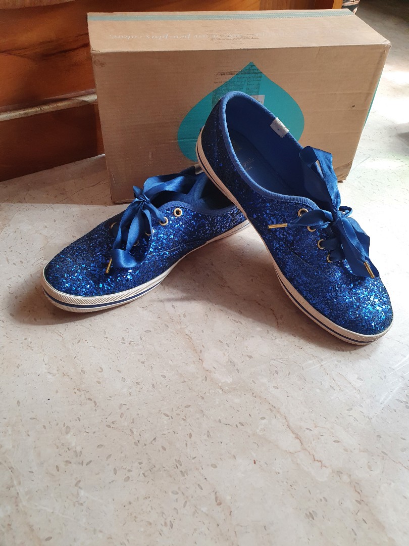 Kate spade shop keds glitter blue