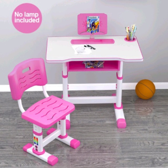 Kids store table pink