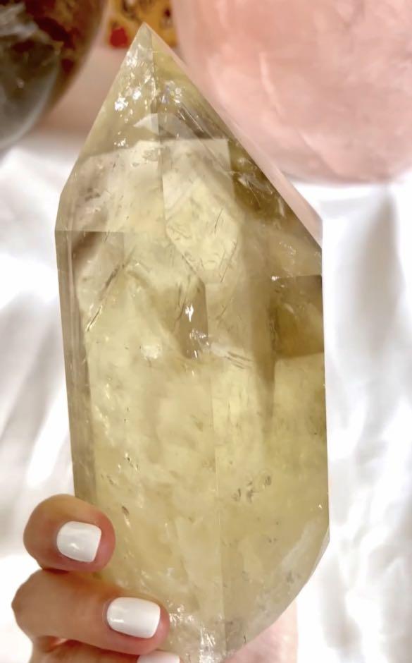 Large citrine sales crystals for sale