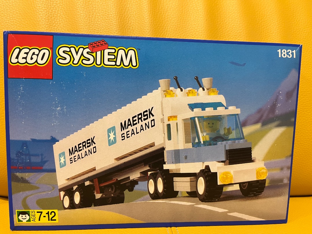 Lego 1831 Maersk Sealand Container Lorry, 興趣及遊戲, 玩具