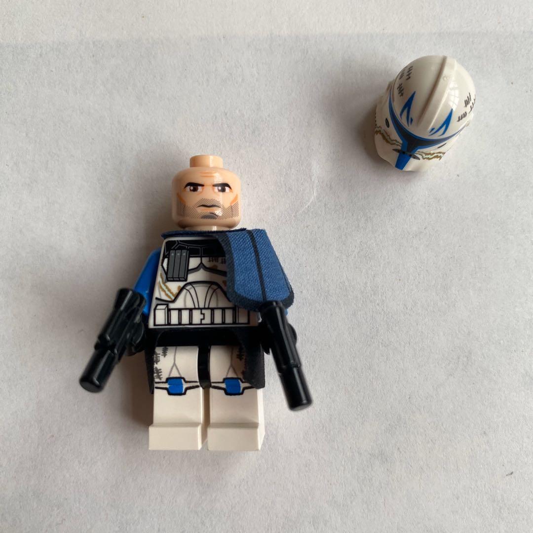 Official Lego Captain Rex Phase 2 Star Wars Clone Wars Commander 501st Legion Trooper Republic