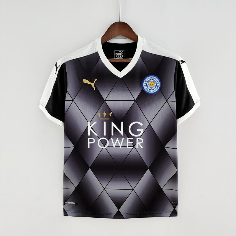 Leicester City 1516 away retro shirt, 男裝, 運動服裝 Carousell