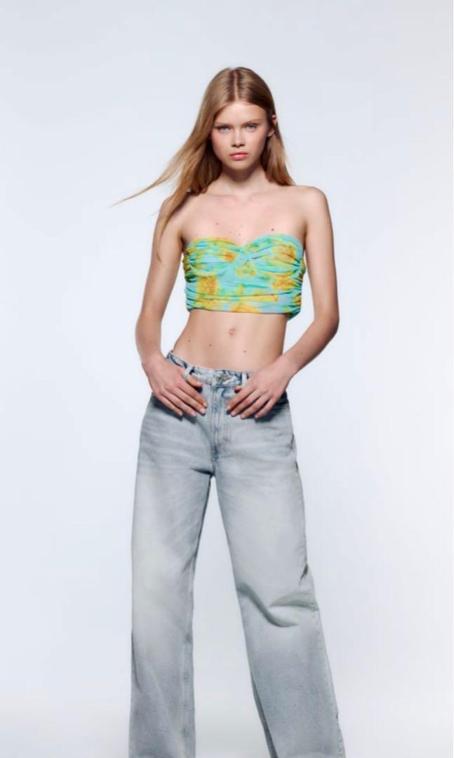 LF/ISO: Zara Tulle Corset Top, Women's Fashion, Tops, Sleeveless