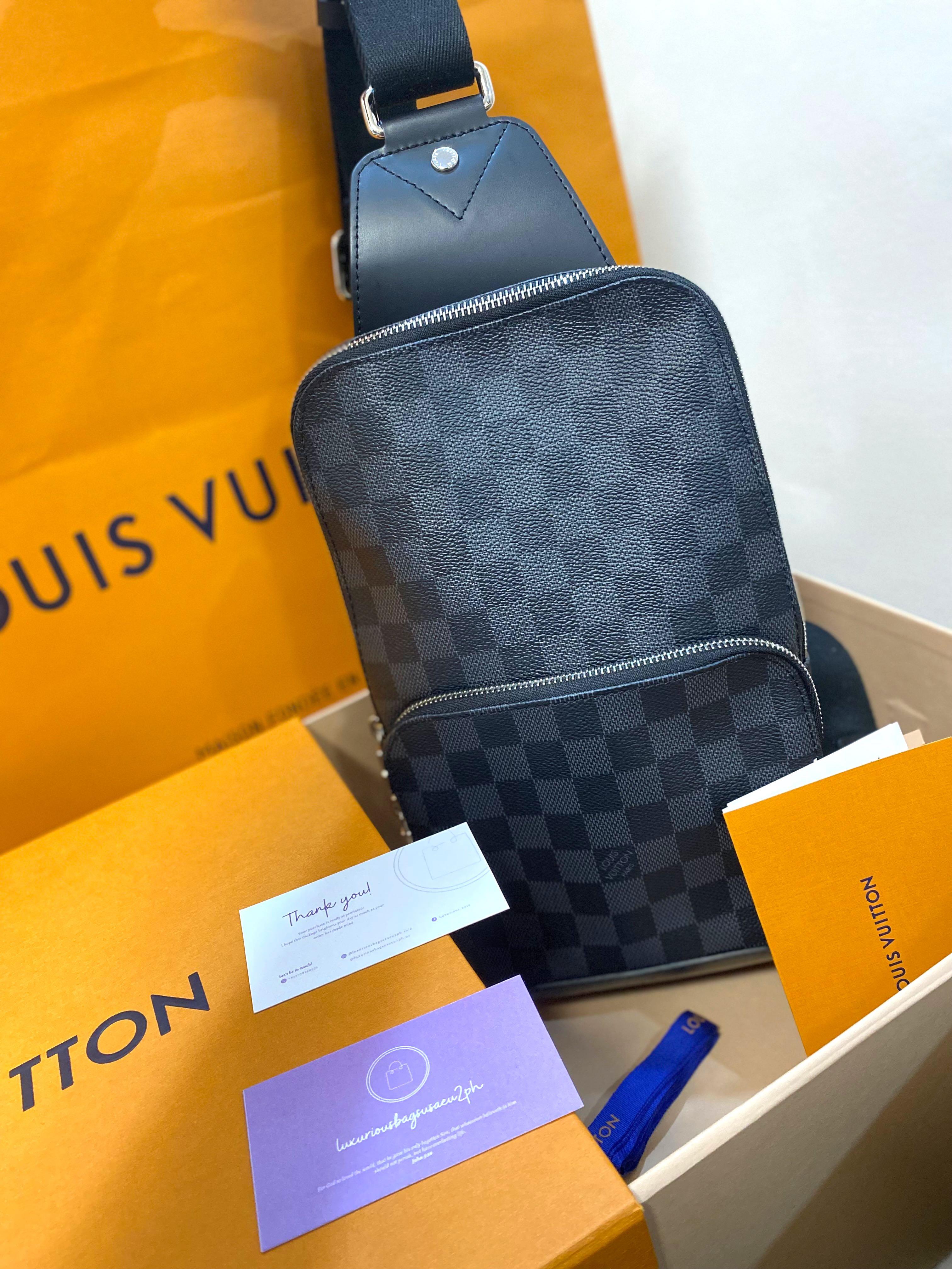 Louis Vuitton Avenue Bag Mens. LV MENS BAG. LV Avenue Damier