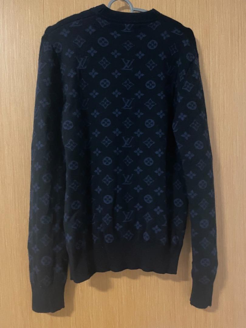 Half and half monogram crewneck clearance