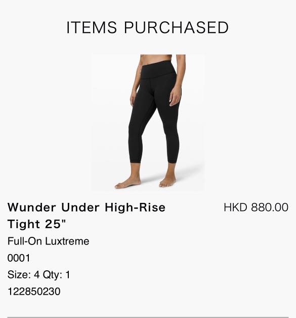 Lululemon Wunder Under High-Rise Crop 23 Full-On Luxtreme Black, Size 10,  Women's Fashion, Activewear on Carousell