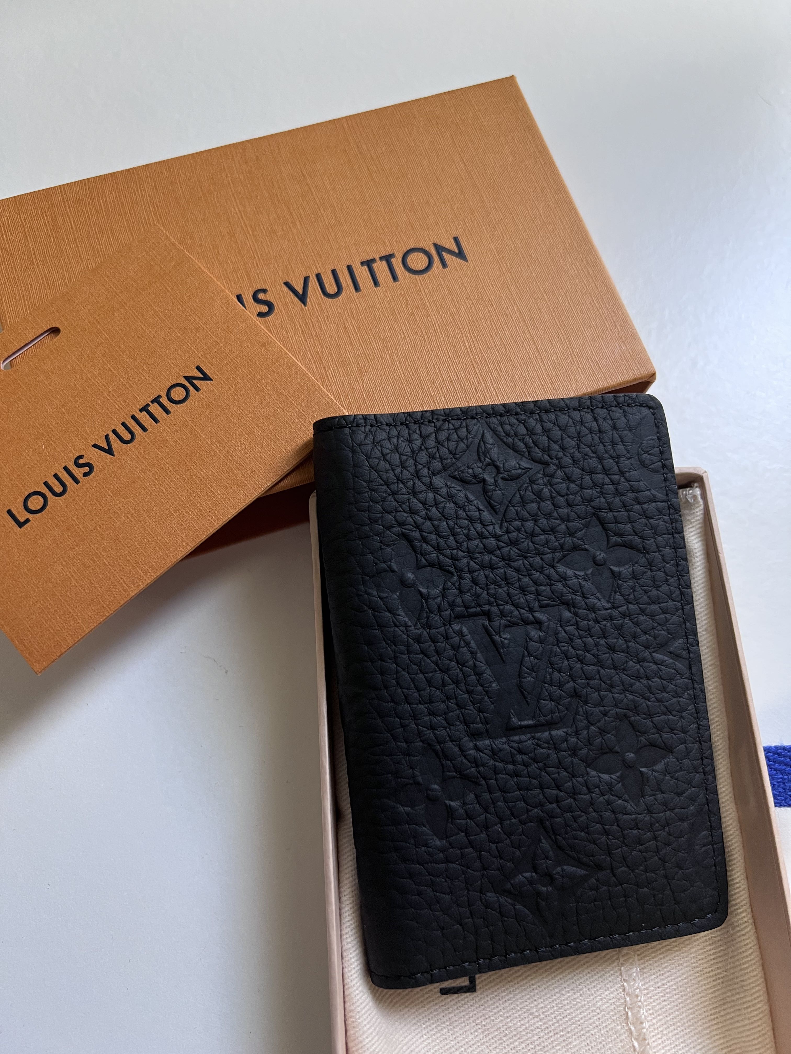 Louis Vuitton Taurillon Leather Pocket Organizer M69044
