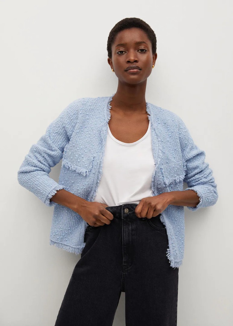 Mango blue blazer store
