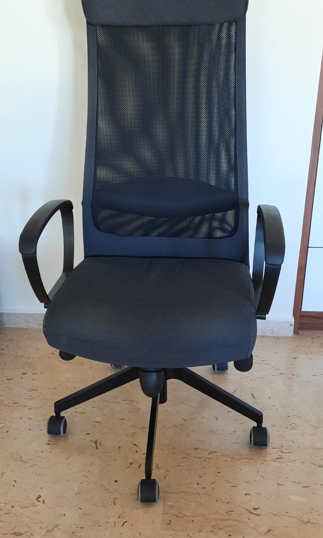 Markus office chair, Vissle dark grey for sale, Furniture & Home Living, Furniture, Chairs on