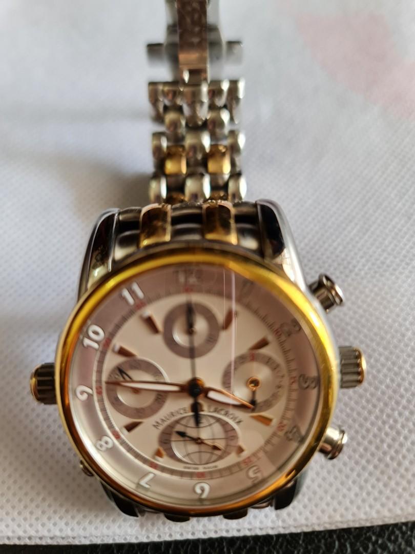 MAURICE LACROIX MASTERPIECE CHRONO GLOBE MP6398 SS