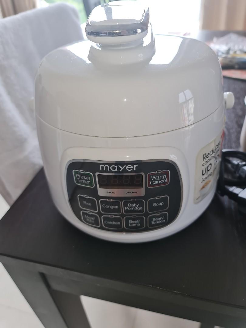 Mayer pressure sales cooker instruction manual