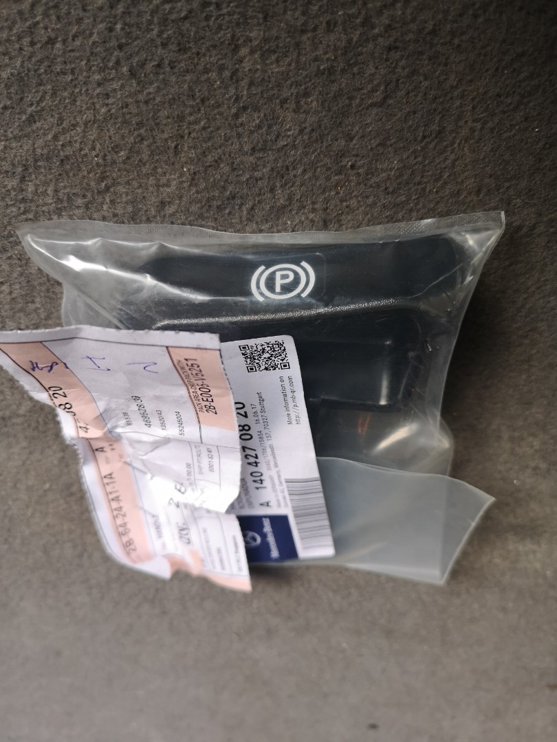 Mercedes Benz W140 parking brake handle, Auto Accessories on Carousell