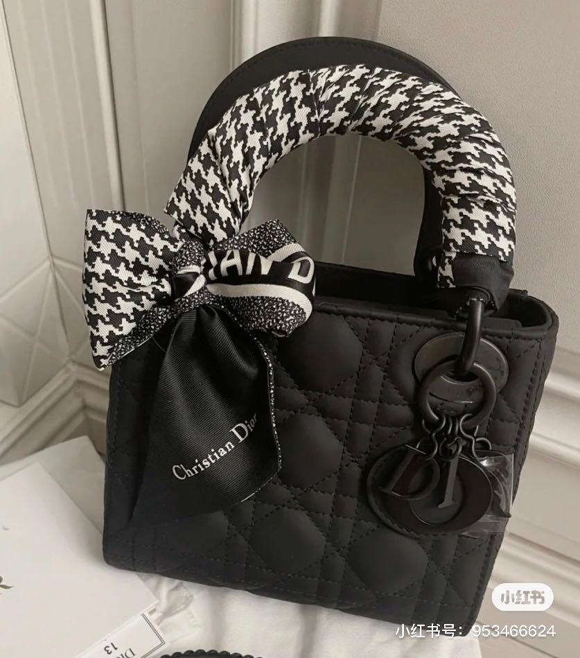 How To Tie A Twilly Scarf  Lady Dior Bag My ABC Dior Mitzah Scarf   YouTube