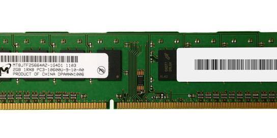 MT8JTF25664AZ 1G4D1 Micron 2GB PC3 10600 DDR3 1333MHz non ECC