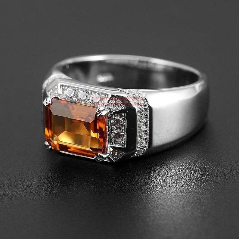 Men's citrine clearance jewelry