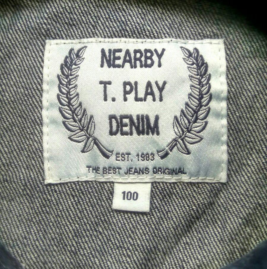 Nearby Jeans Denim Jacket Mens Large Original