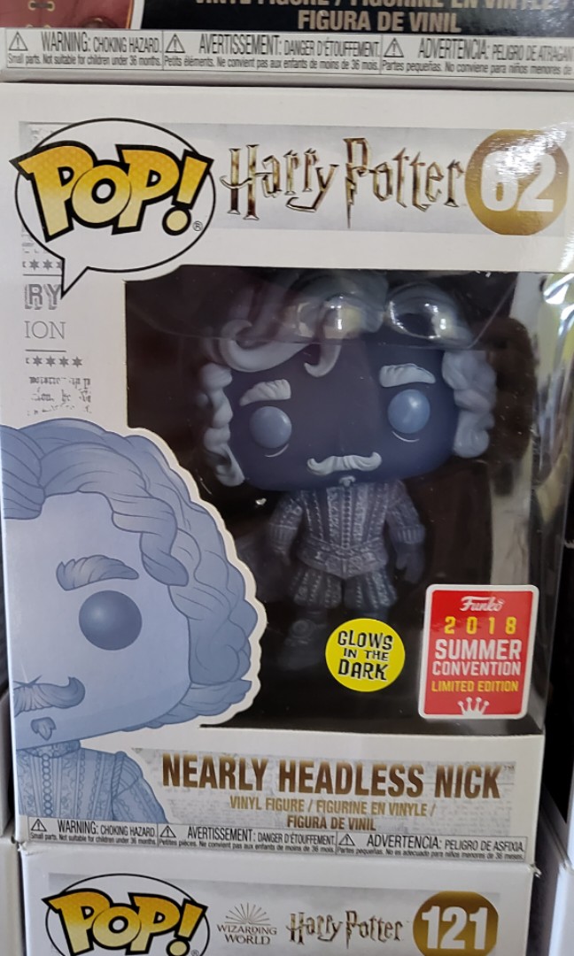 Funko pop nearly headless sale nick glow in the dark