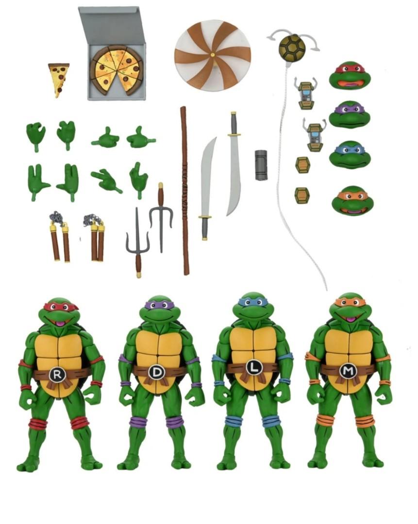 Neca TMNT 4 pack style guide haulathon, Hobbies & Toys, Toys & Games on