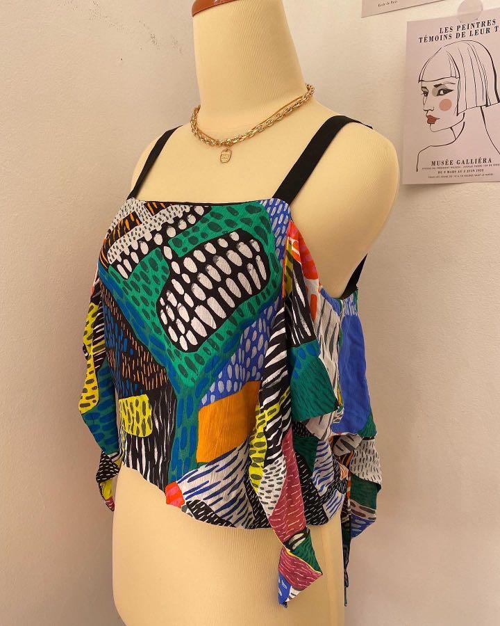 New zara crop top