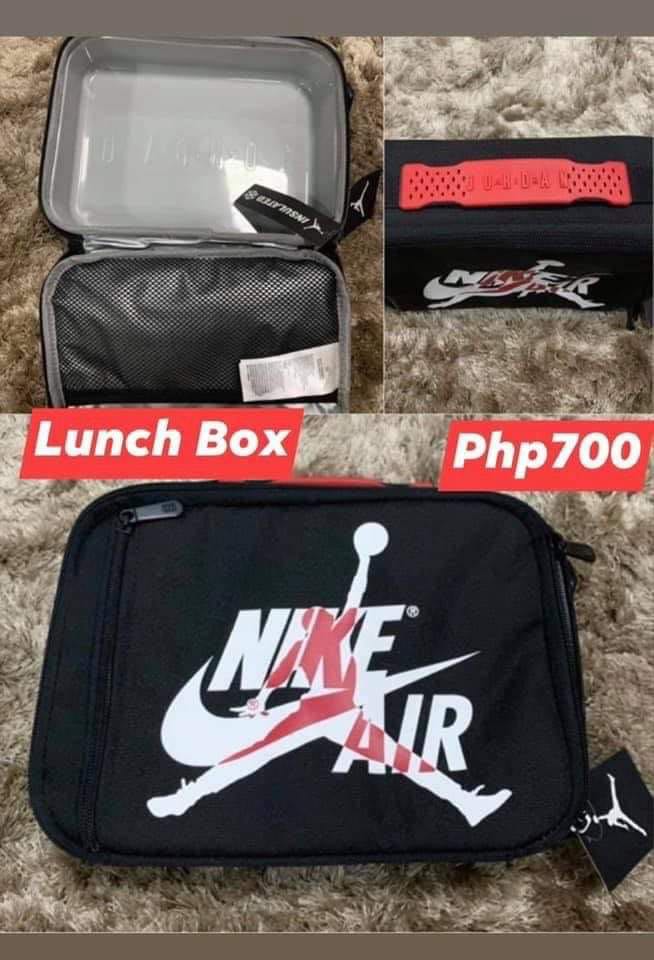 Nike Air Jordan Black Lunchbox, Men's Fashion, Bags, Belt bags