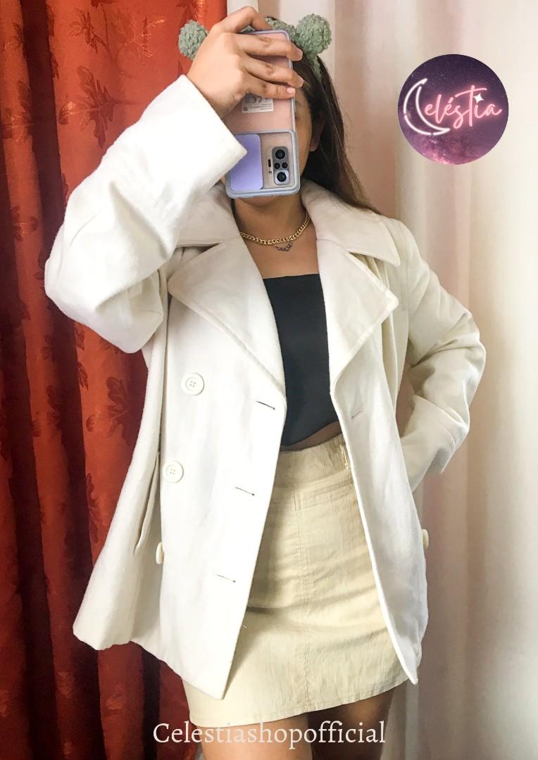 Old navy shop white coat