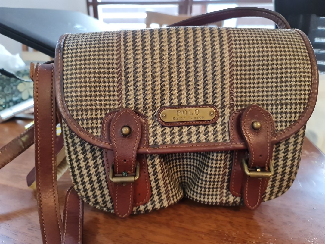Original vintage looking Polo Ralph Lauren handbag, Luxury, Bags & Wallets  on Carousell