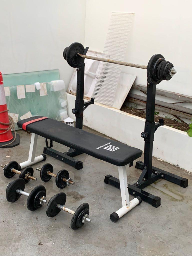 Outdoor full set gym equipment max 50kg weightlifting Furniture