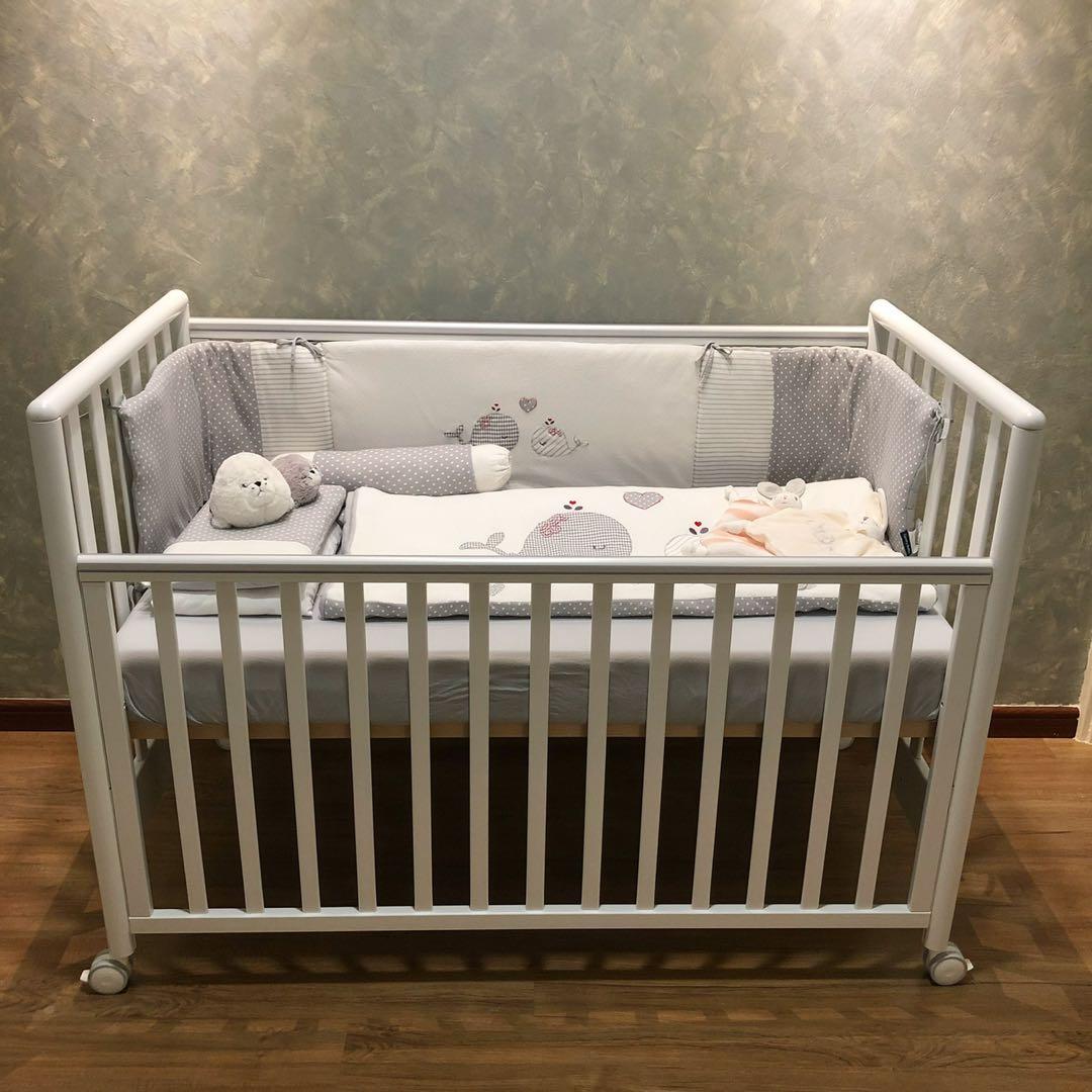 Pali adjustable baby cot with mattress Babies Kids Baby