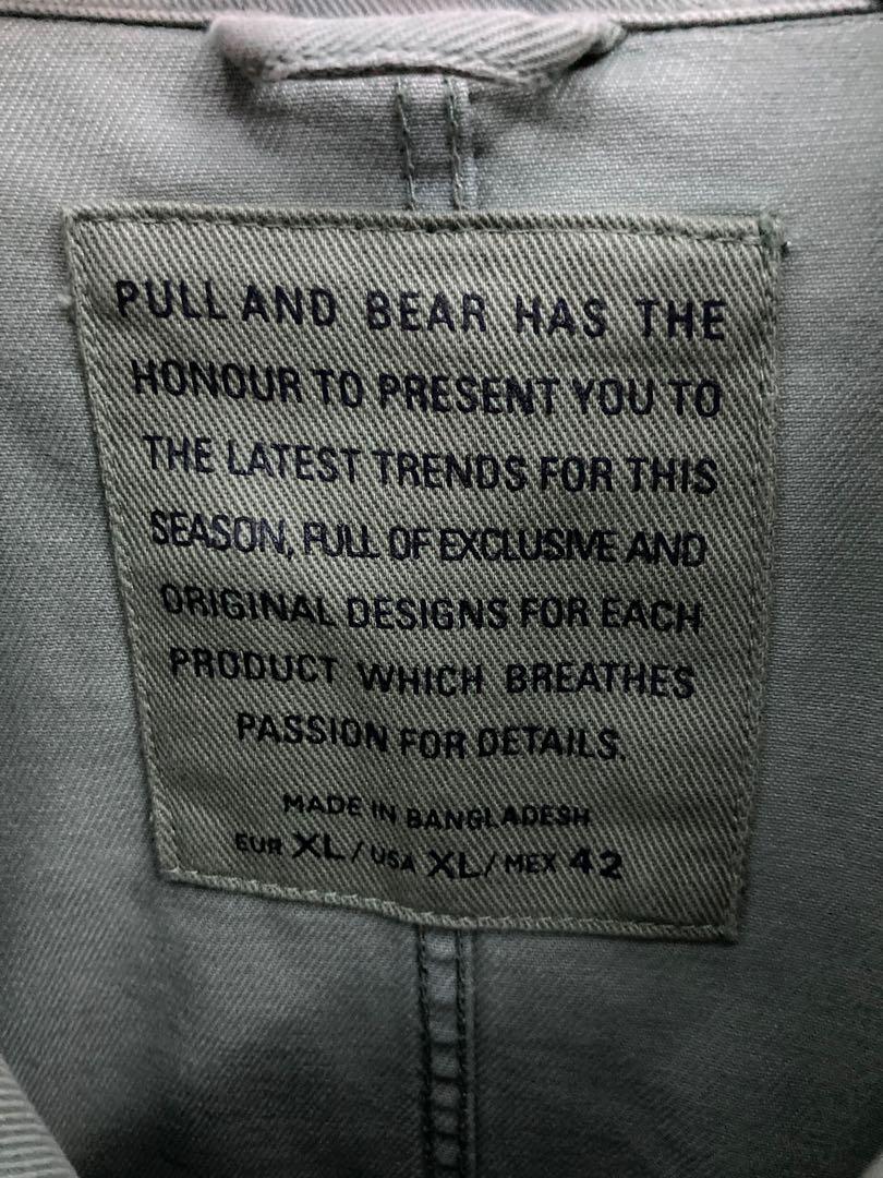 Parka jacket pull and on sale bear