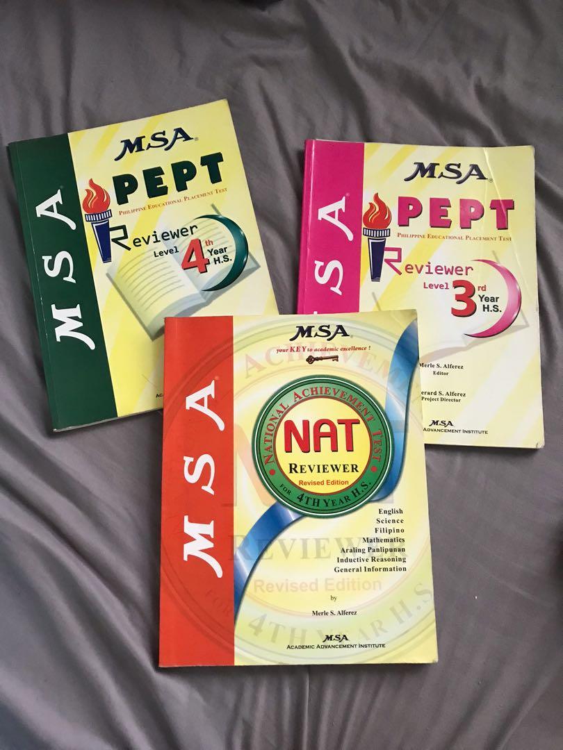 PEPT REVIEWER AND NAT REVIEWER FOR GRADE 910, Hobbies & Toys, Books
