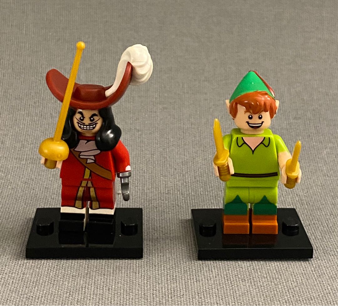 Peter Pan Captain Hook lego figurines, Hobbies & Toys, Toys