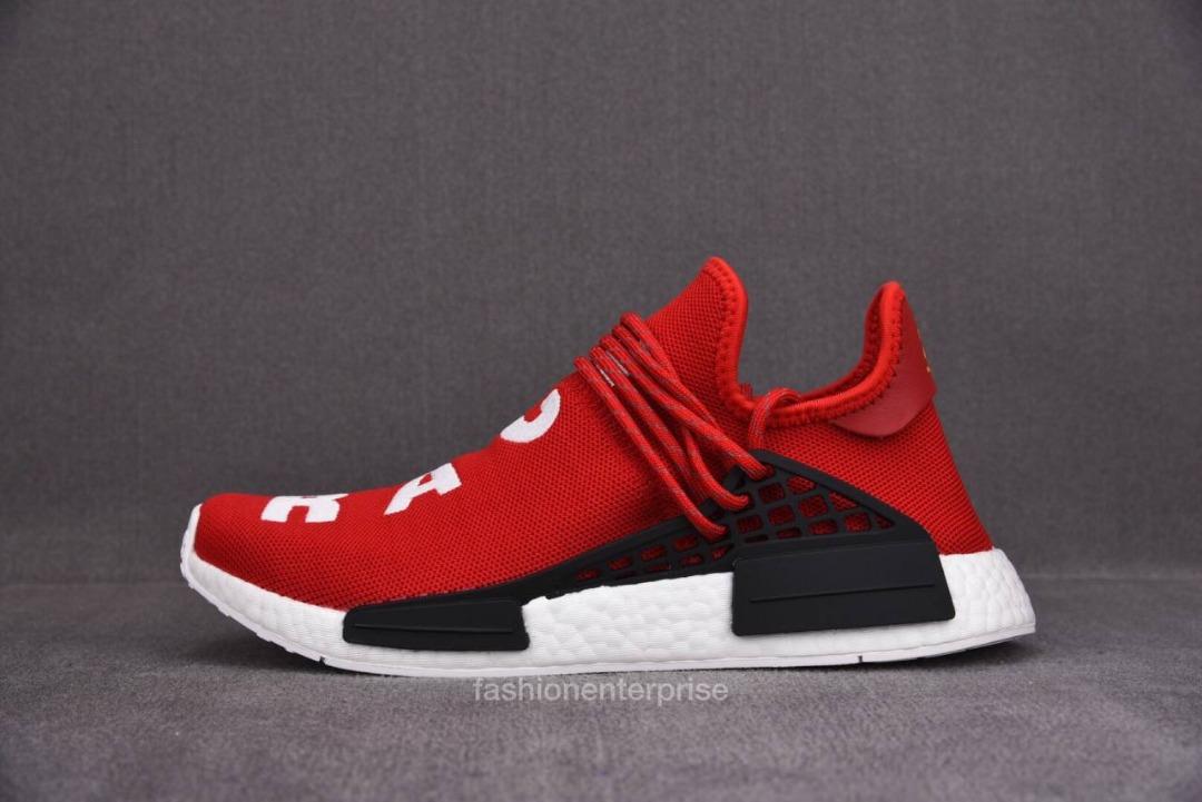 Pharrell Williams x NMD Human Race Scarlet, Men's Fashion, Footwear, Sneakers on Carousell