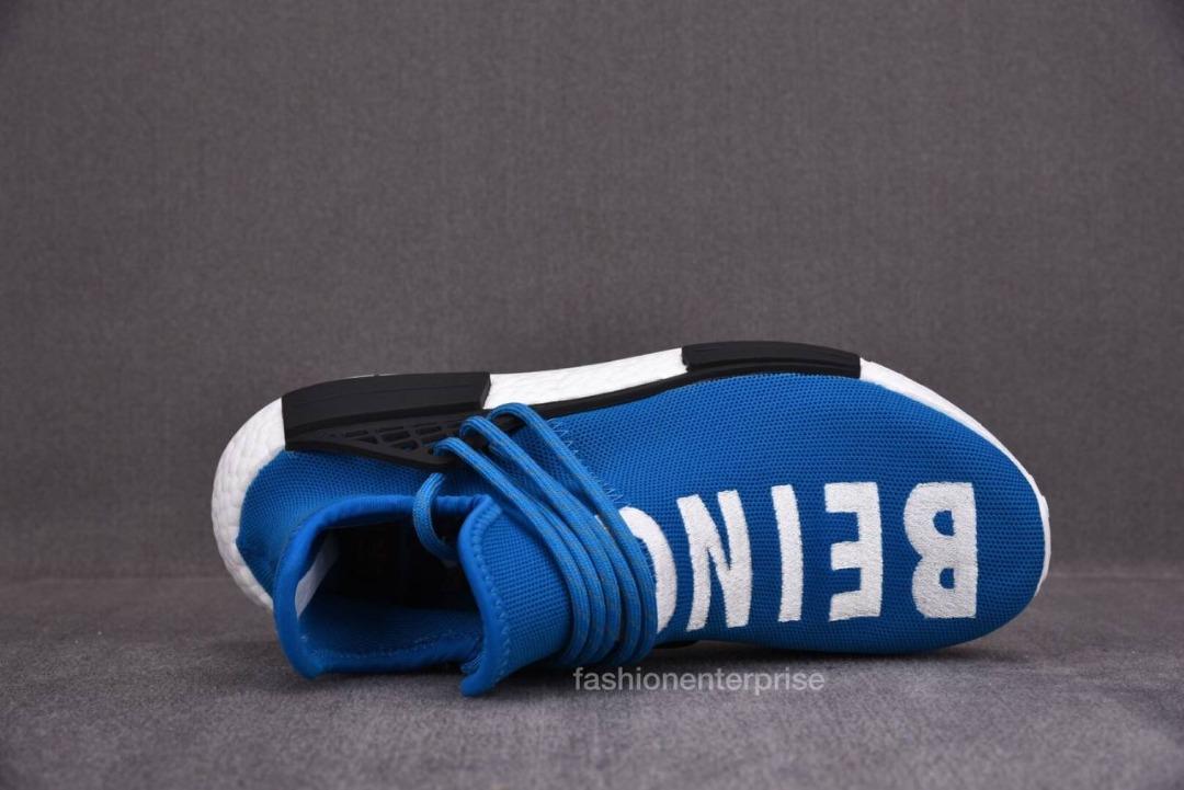 Adidas nmd hu pharrell human top being sharp blue