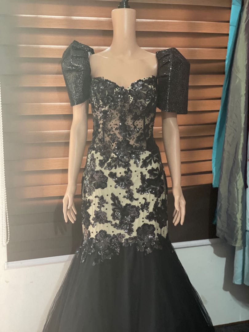 Filipiniana top mermaid gown