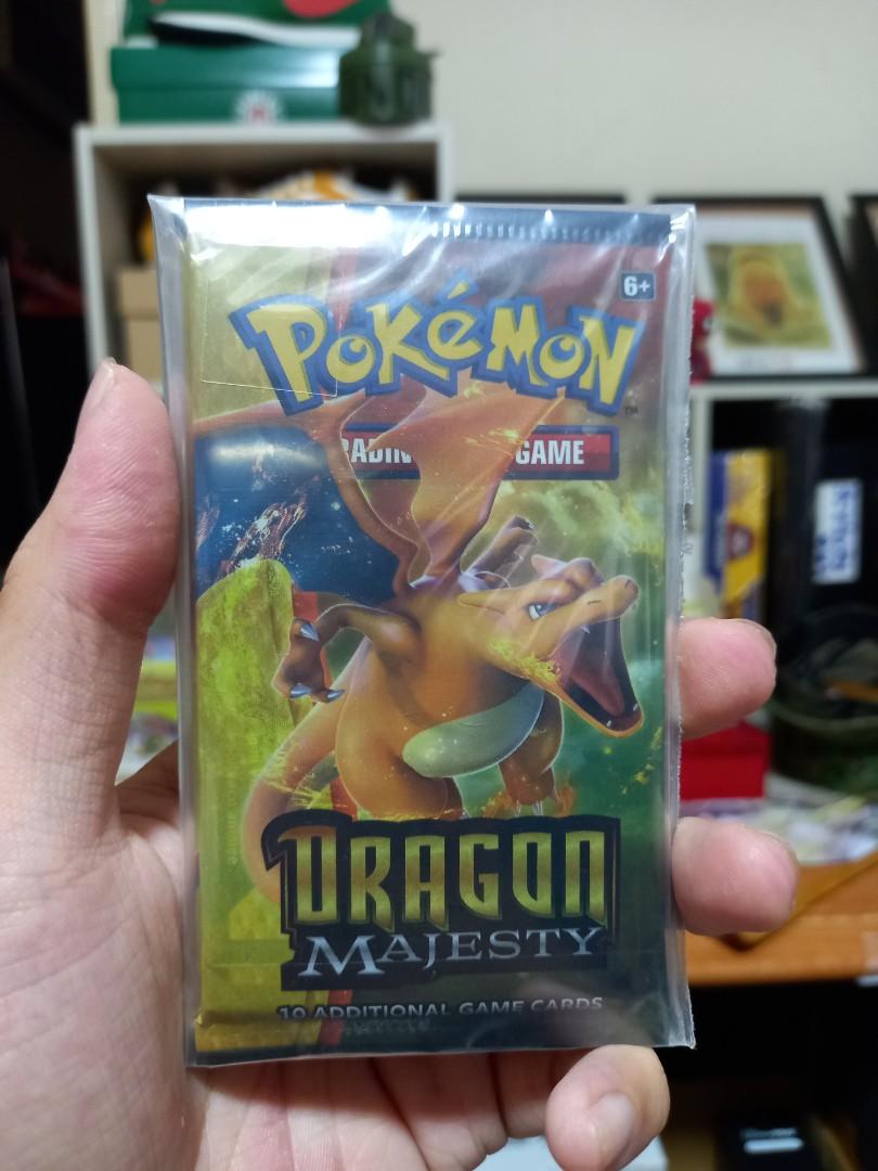 WTS/WTT Pokemon 2x Dragon Majesty booster packs Charizard Salamence