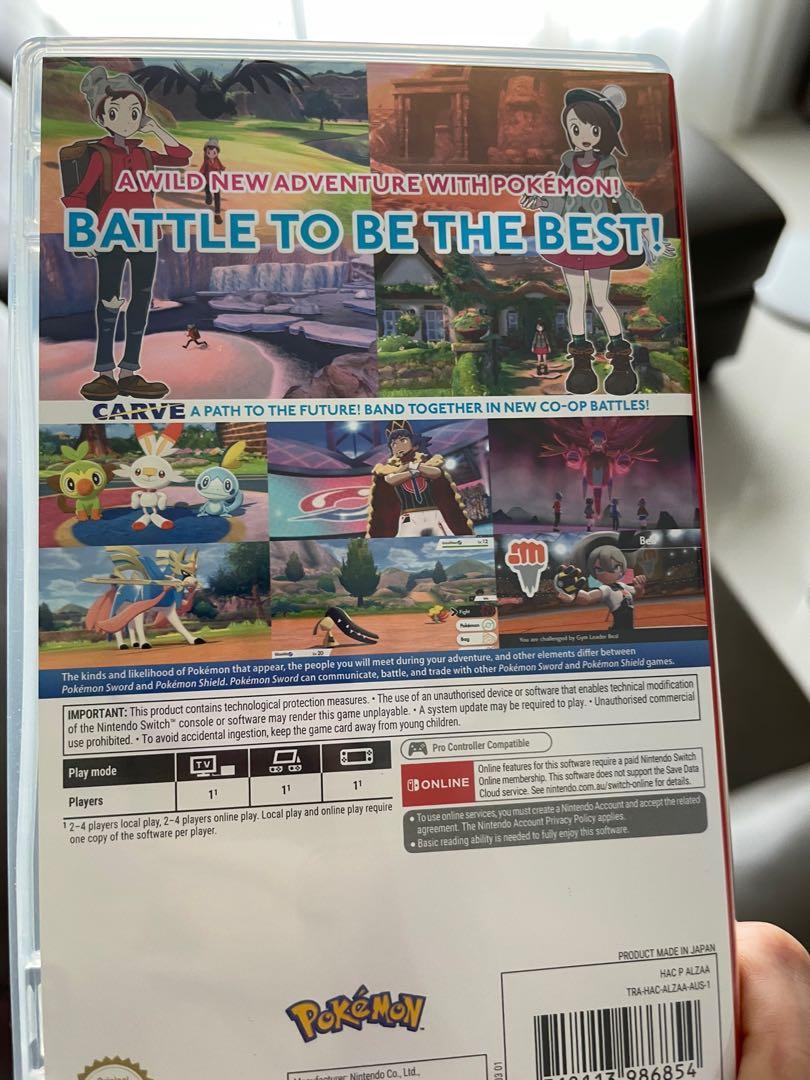 Pokemon Sword (Category: Nintendo) located in Singapore. Submitted by joanne_cy (Listing ID 1174434708, Image 3). Description: Price for meet up only. Delivery available at additional $5. ☺️.