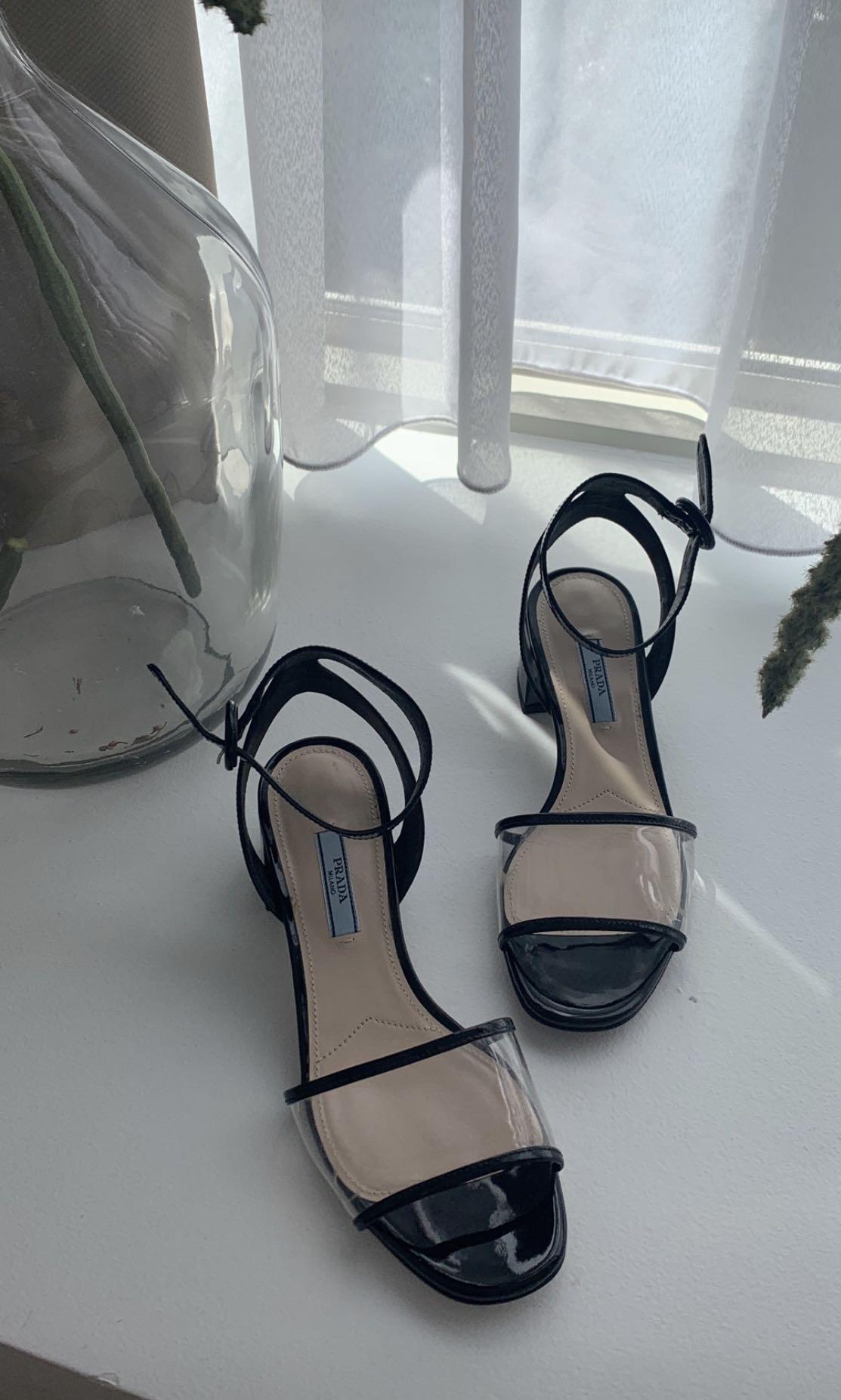 Prada clearance pvc sandals