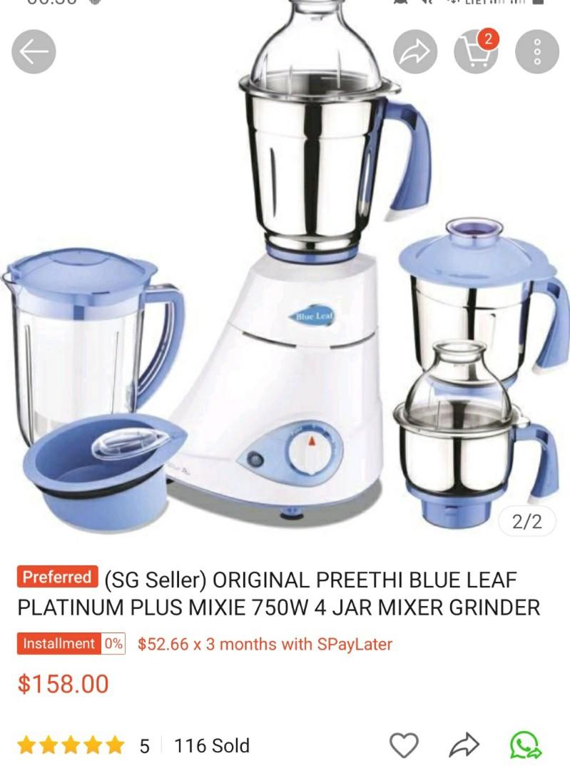 preethi platinum mixer