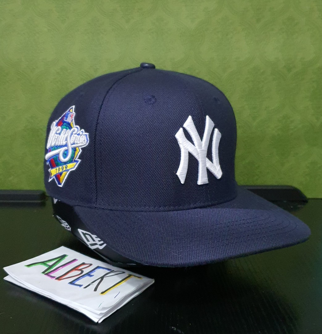 Lids New York Yankees Pro Standard 1999 World Series Old English Snapback  Hat - Navy