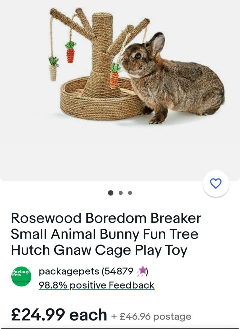Rabbit toy fun carrot tree Pet Supplies Homes Other Pet
