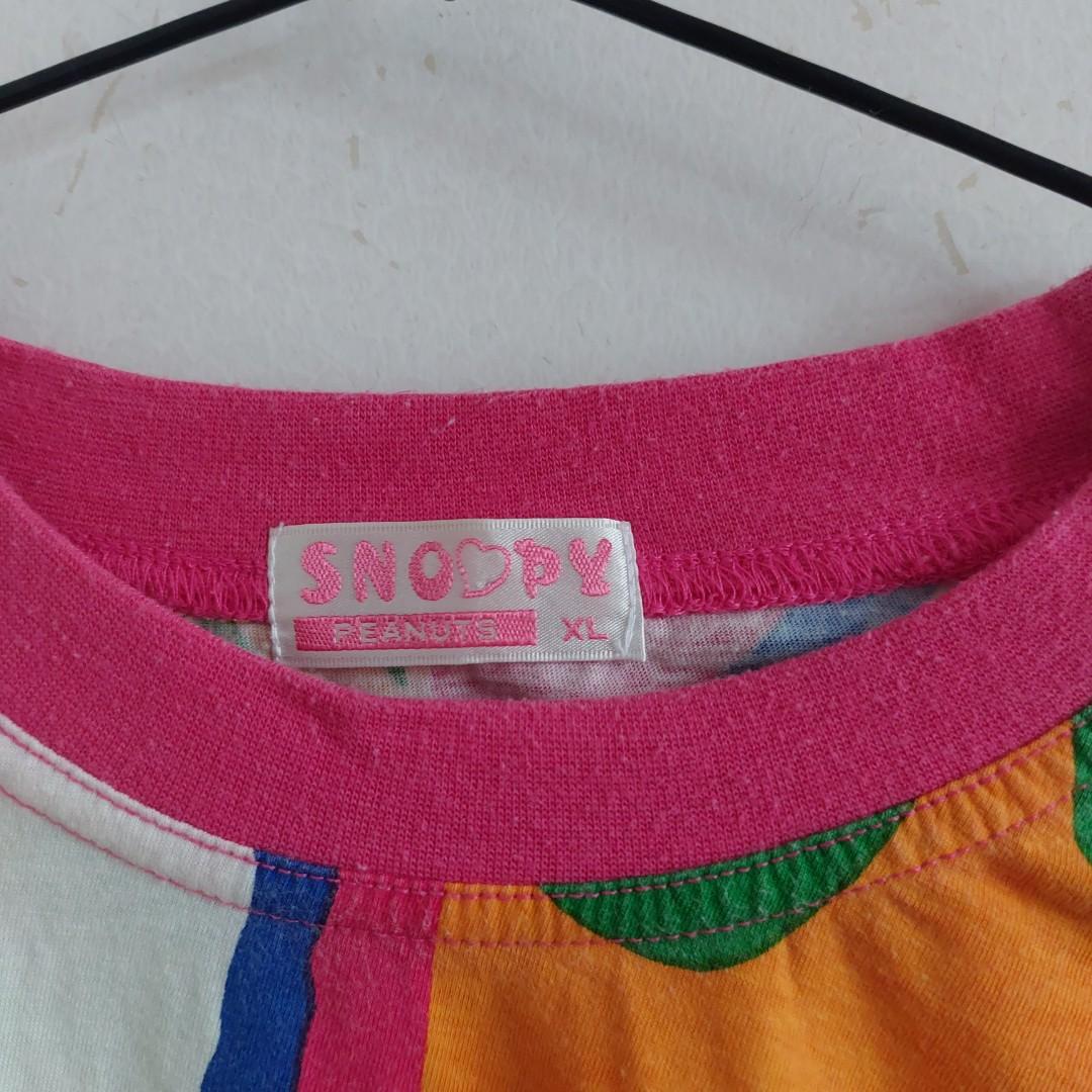 Rare Colourful Snoopy T-shirt (Category: Shirts) located in Angeles City. Submitted by greensstuff (Listing ID 1174357237, Image 2). Description: super rare snoopy tee!!! signs of pilling and slight fading but sooo nice!!! Fits up to L. DM for more information and sizing.