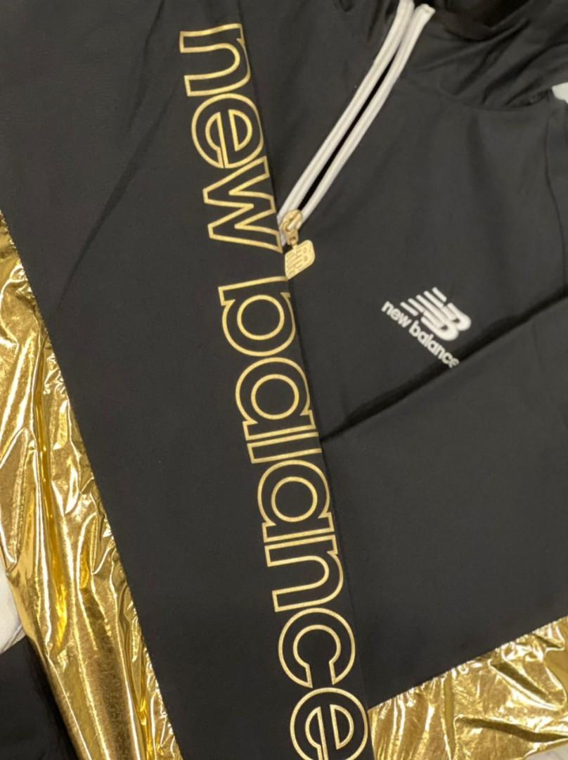 Rare New Balance Jacket Gold Black Men s Fashion Coats