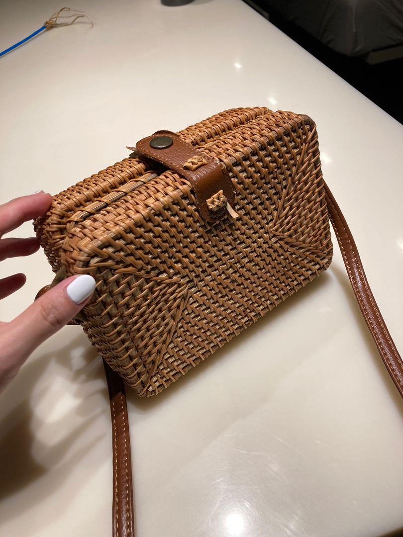 Rectangle hotsell rattan bag