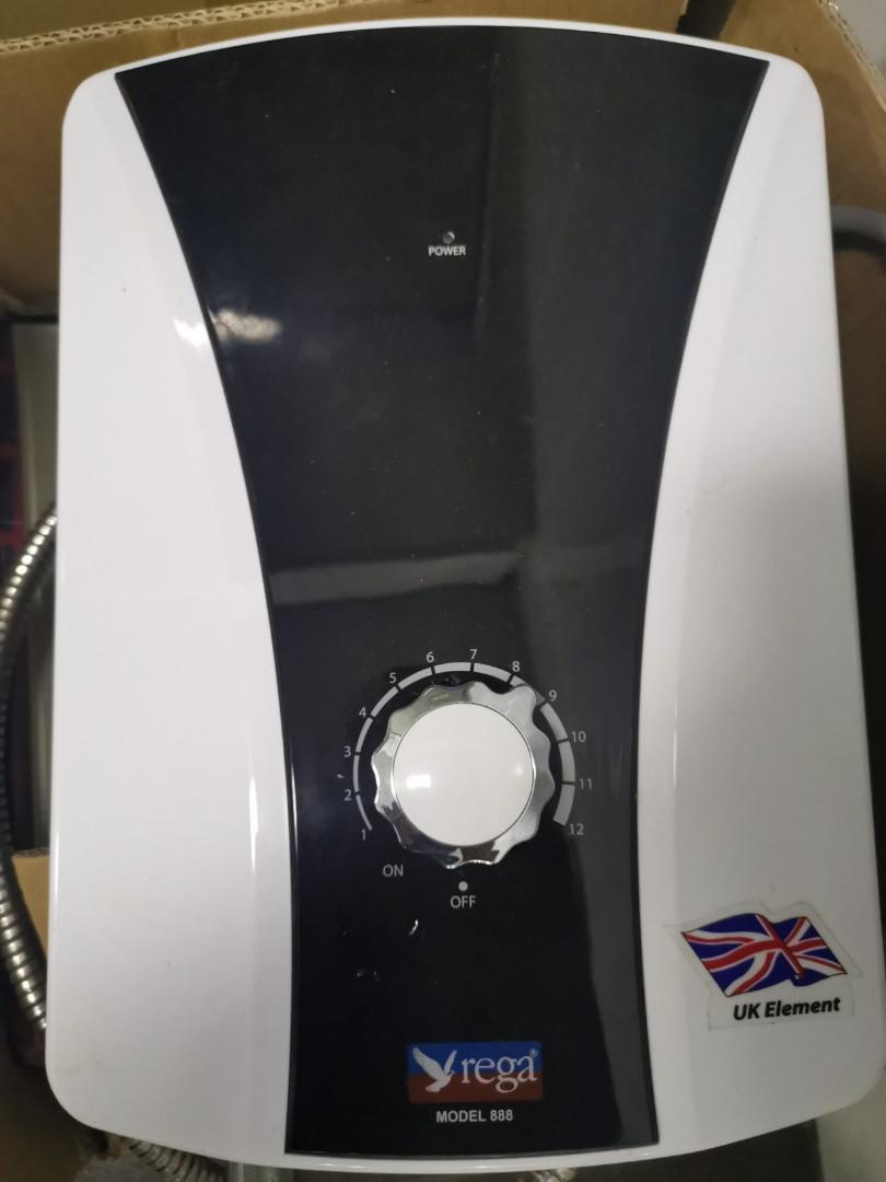 Rega Instant water heater, Furniture u0026 Home Living, Bathroom u0026 Kitchen  Fixtures on Carousell