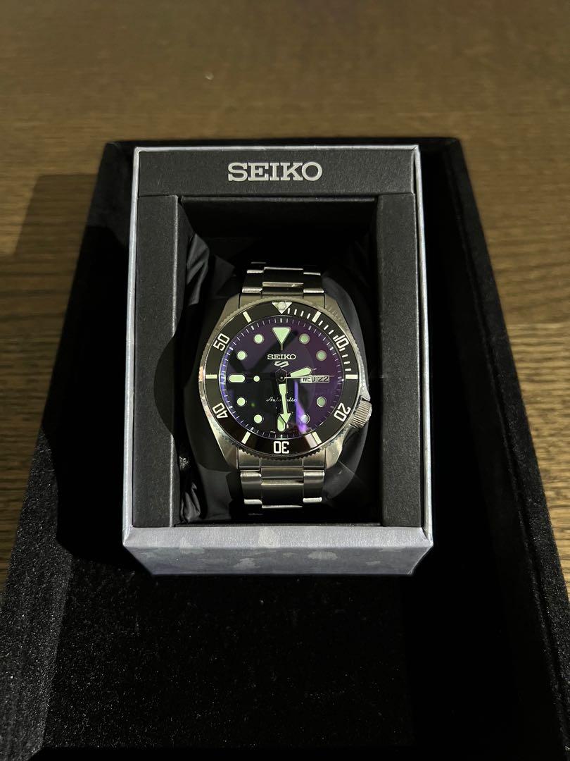 Seiko Sports SRPD55K1 modded, Men's Fashion, Watches