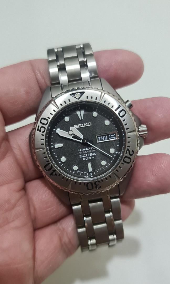 海外では“GSEIKO KINETIC SCUBA SBCZ005 5M63-0B40 - 腕時計(アナログ)