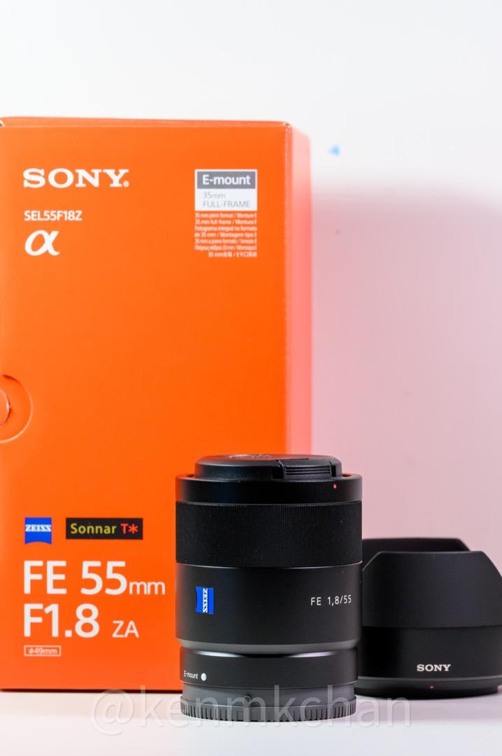 Sony FE 55mm F1.8 ZA SONNAR T* (SEL55F18Z) 99.9% new, 攝影器材