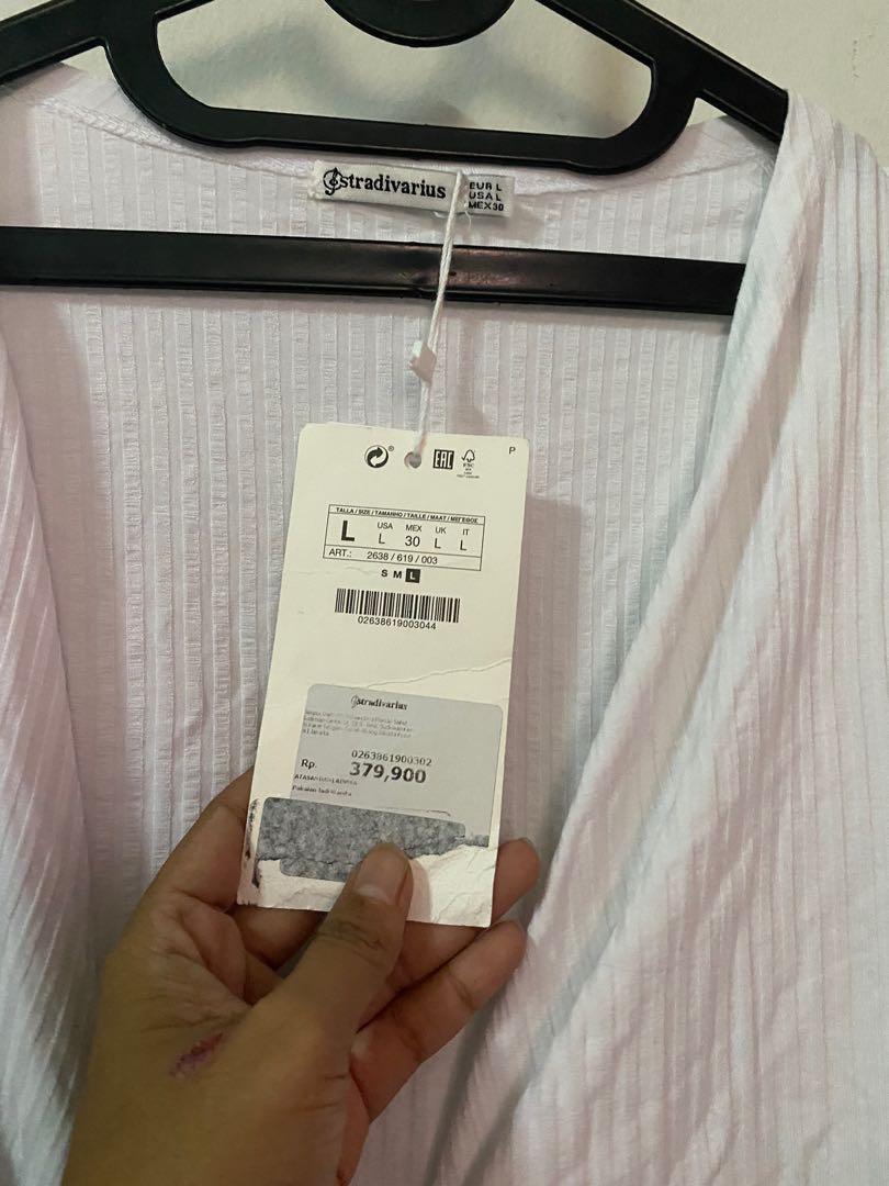 Stradivarius knit crop top with knot